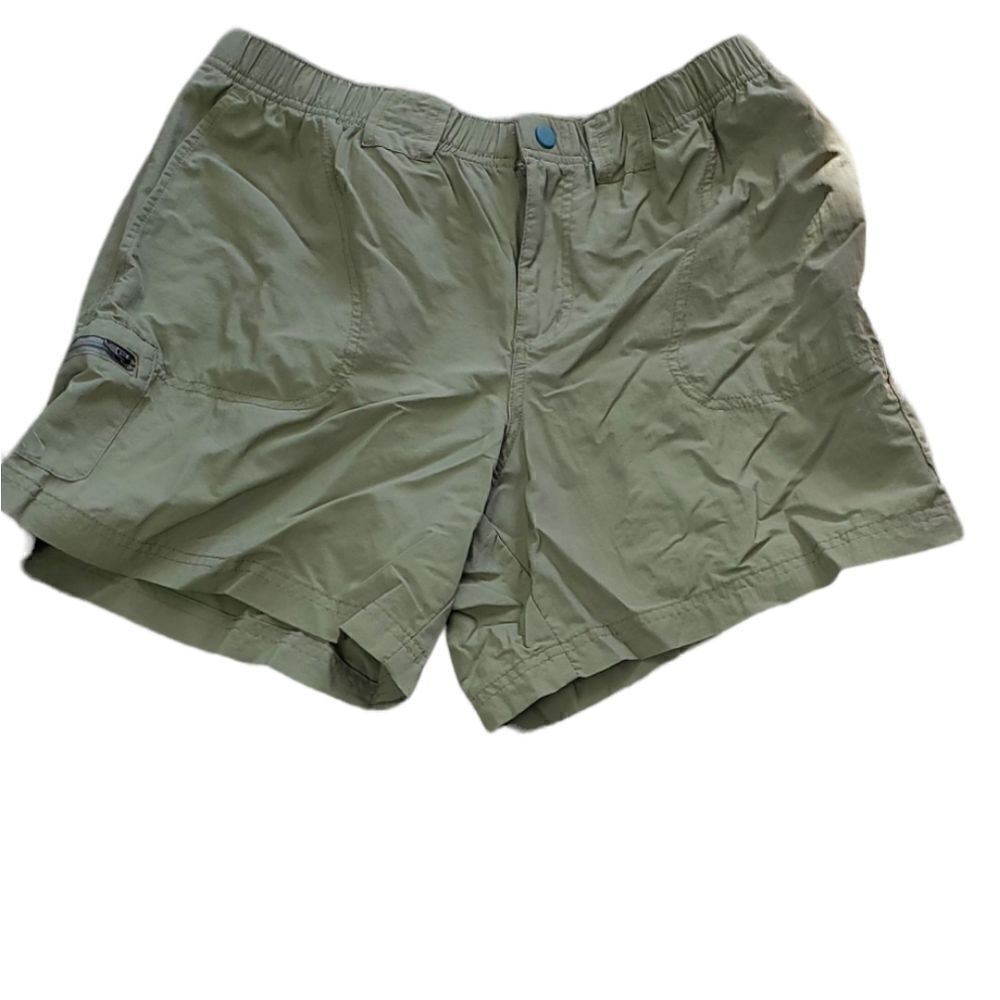 Columbia Beige Khaki Nylon Cargo Short
